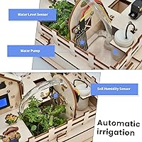 Vista 7 de KEYESTUDIO IoT Control Smart Farm Starter Kit for Arduino ESP32,Electronics Programming Kit Compatible with Arduino Scratch Online Tutorials,DIY