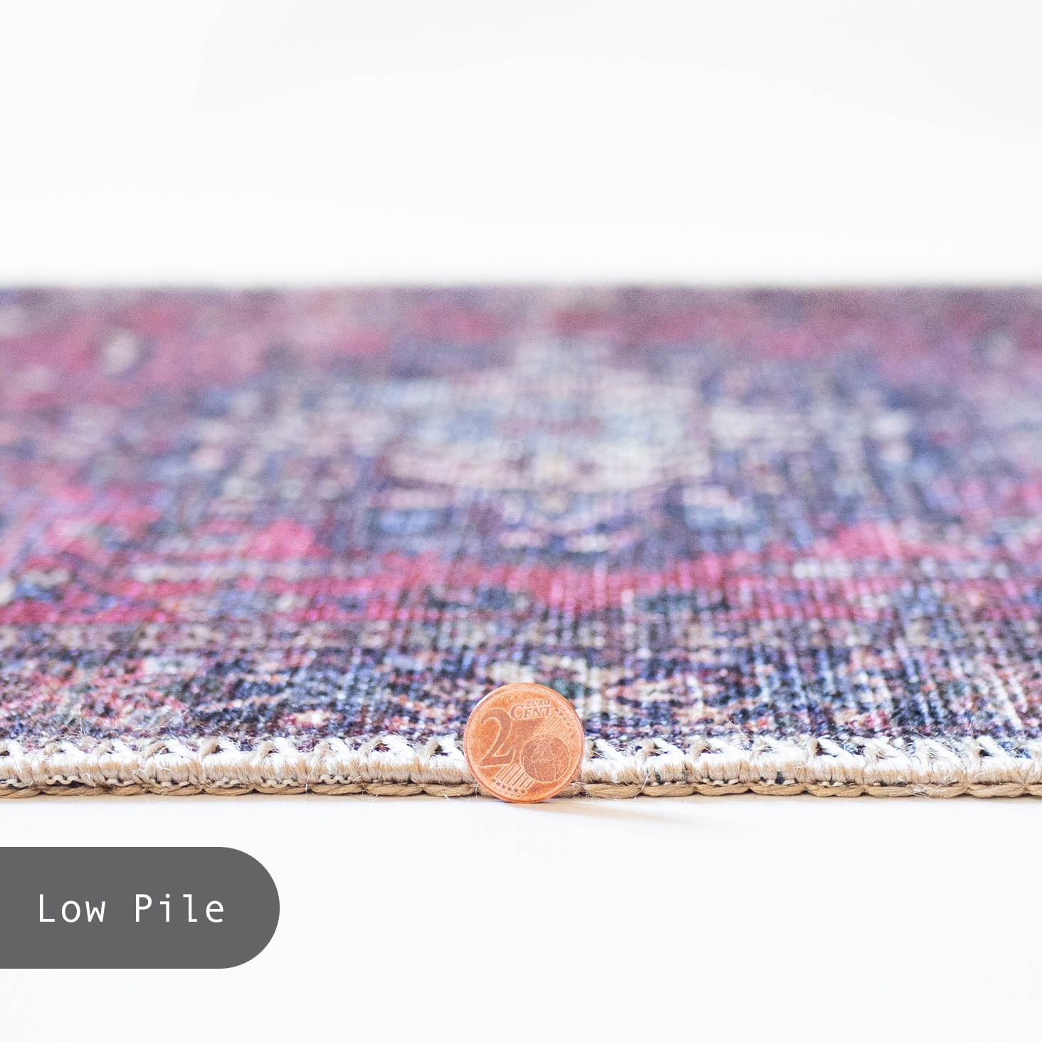 Bellini Rugs Machine Washable Rug with Non Slip Backing, Living Room Rug, Kitchen Area Rug, Pet Friendly Area Rugs, Throw Rugs for Entryway, Home Floor Decor, 5' x 7'