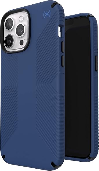 Speck Presidio2 Grip Case for Apple iPhone 13 Pro Max / 12 Pro Max Coastal Blue and Black