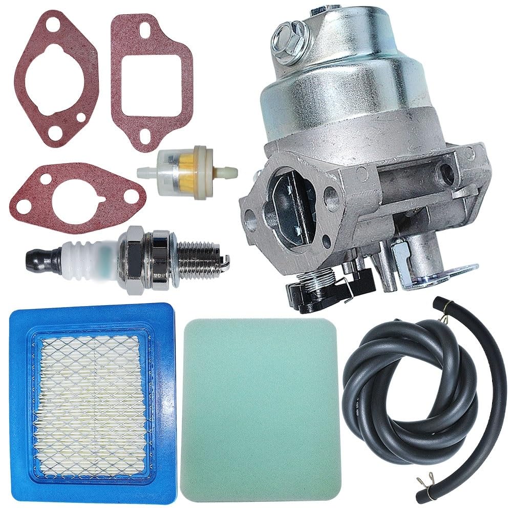 Carburadores Junta De Carburador para GCV135 para GCV160, Filtro Combustible Y Aire, Tubo Flexible, Bujía, Motor Cortacésped