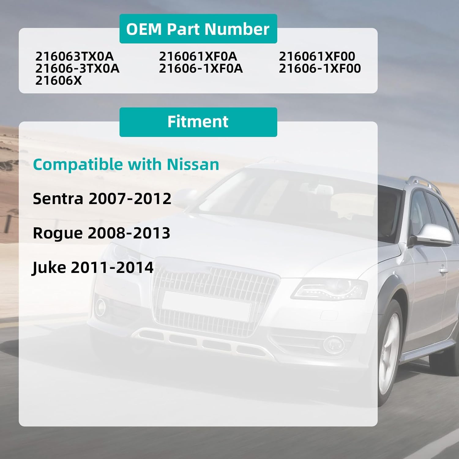 216063TX0A 4 Ports CVT Transmission Oil Cooler Compatible with Nissan Sentra 2007-2012, Rogue 2008-2013, Juke 2011-2014, Replaces 216061XF0A 216061XF00 21606X
