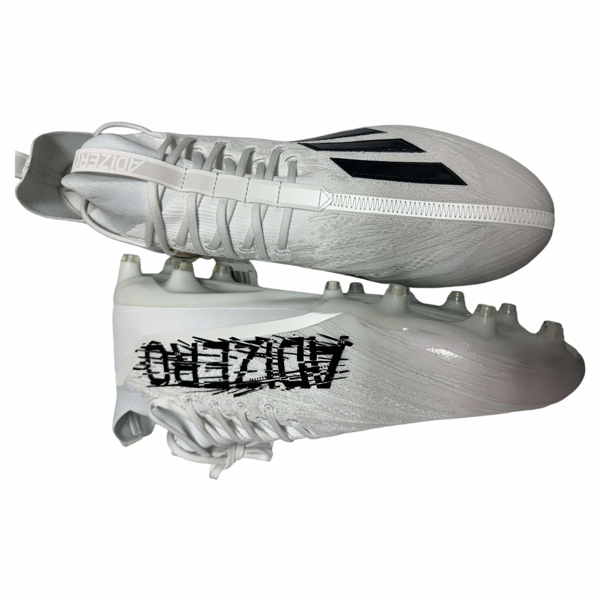 Adidas Men's Adizero Primeknit RFS Football Cleats Shoes White/Black #HP8860 - Size Men's 15