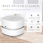 TRZLIFE Desk Vacuum Cleaner, Office & Home Desktop Cleaner, Ideal Gift | Type-C cordless mini vacuum, strong suction for office desks & home countertops. Sleek office-home accessory for holiday gift