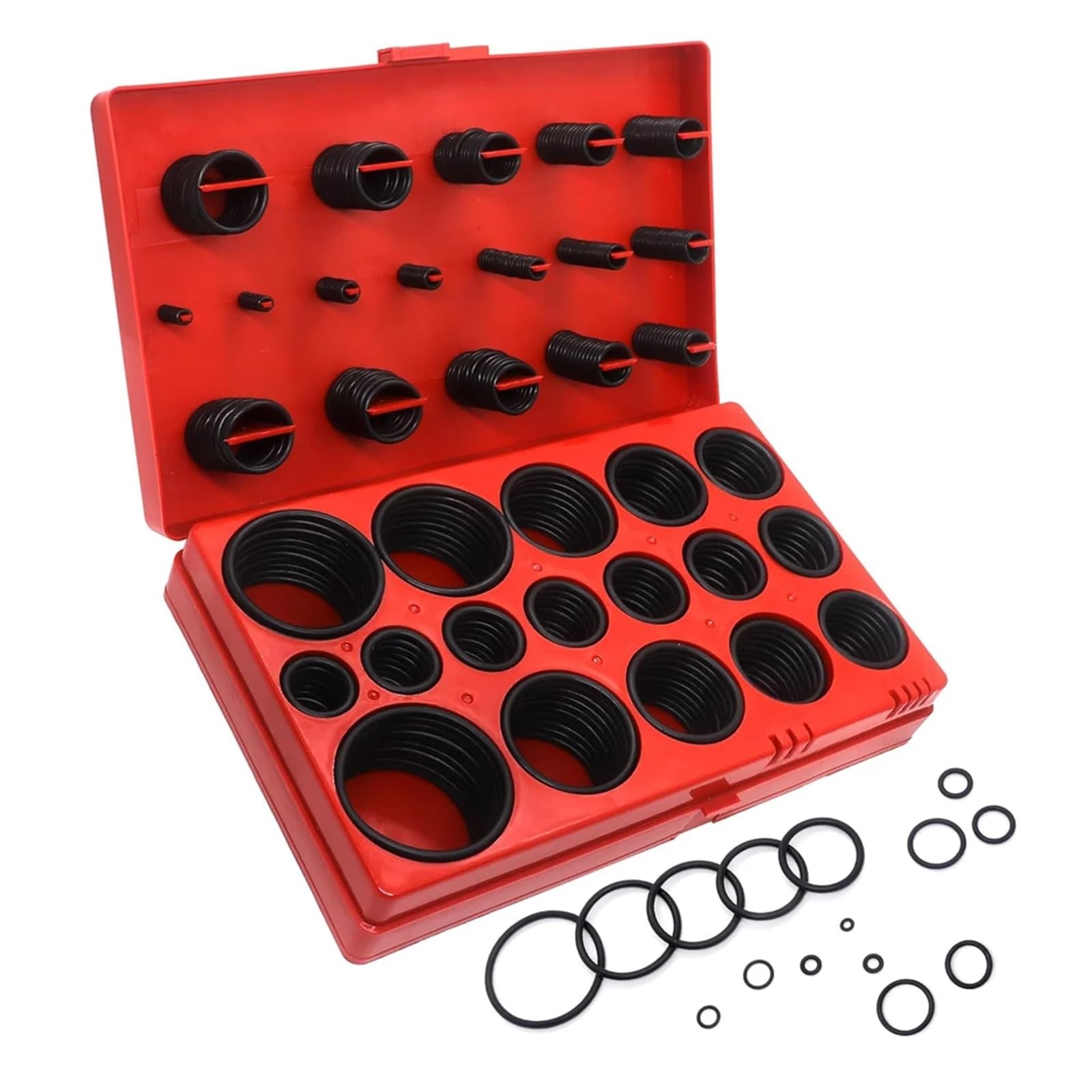 Kit d'assortiment de joints toriques en caoutchouc Buna-N (419/225 pièces), 32 tailles métriques, for la réparation robinetterie(419 PCS combo)