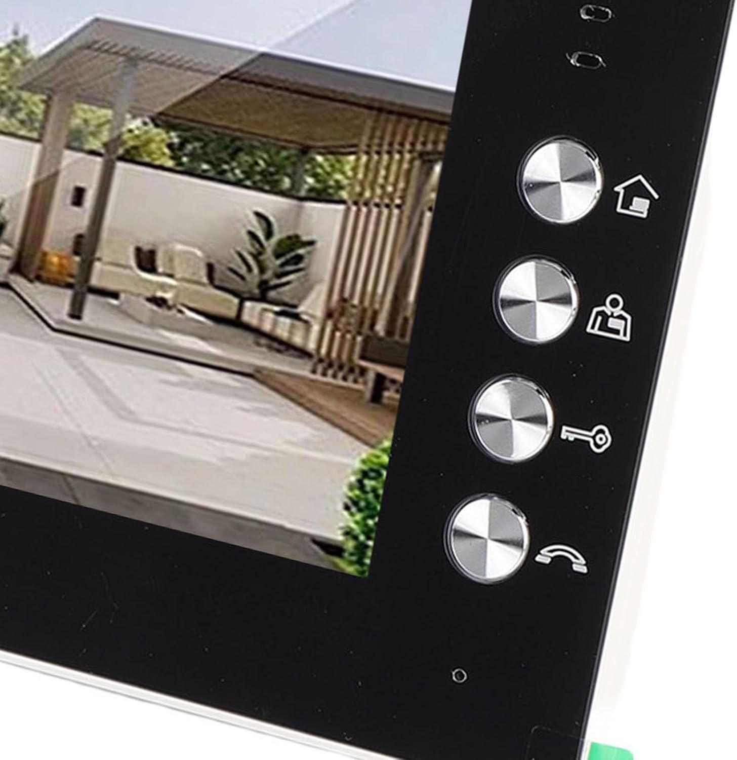 ciciglow 7 inch Video Intercom Entry System, 2 Units with HD Display, Wired Door Phone Kit with Access Cards, for Villa Apartment, K80 12V Power Supply Control, 150FT Wire Cable (US Plug)