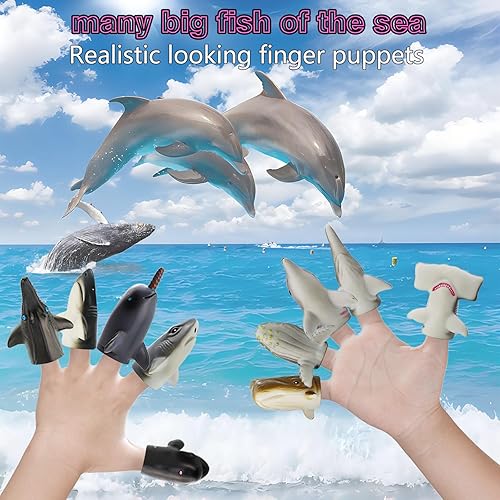 Miniatura 2 de 10 juguetes lindos de marionetas de dedo, un muy buen juguete cognitivo educativo, un puente para que los niños hagan amigos e interactúen,