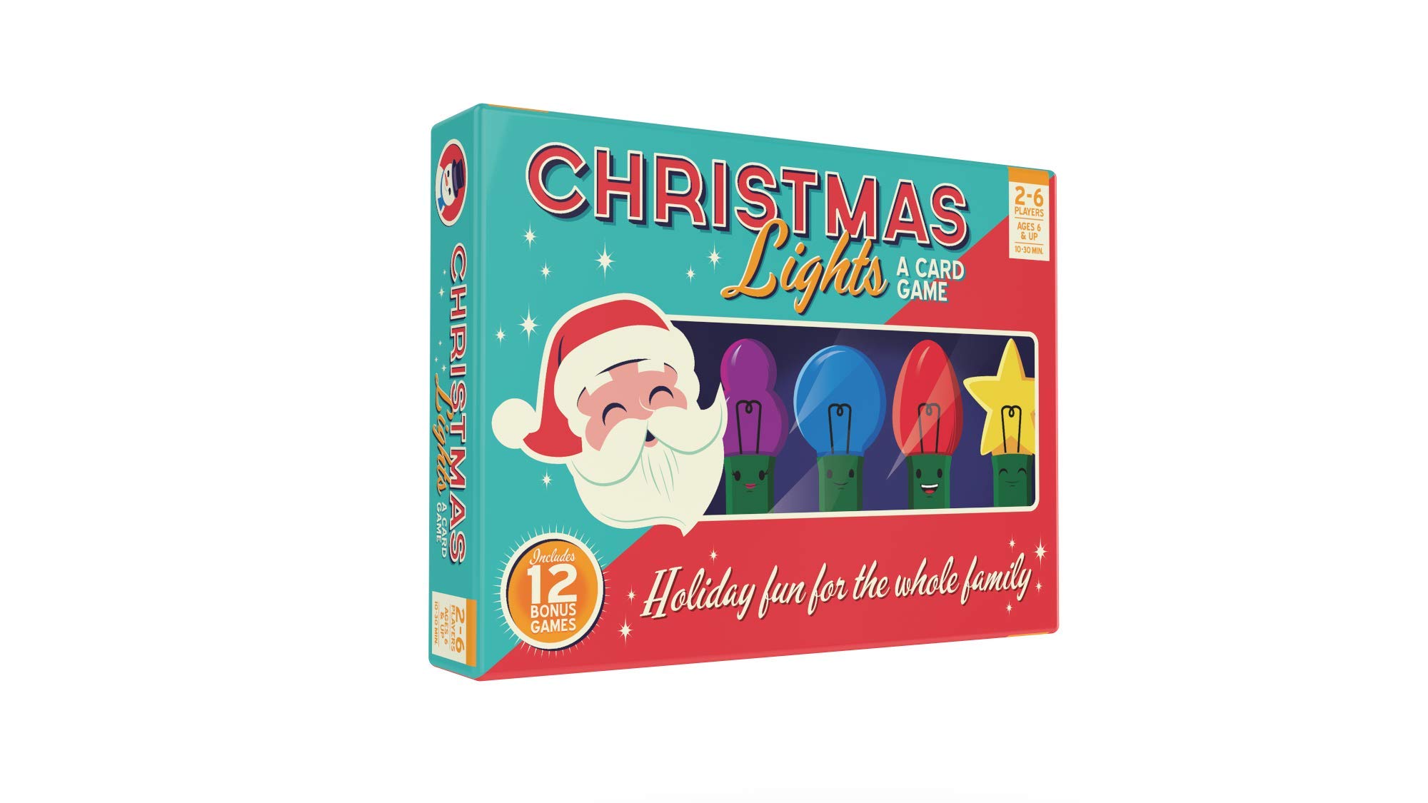 Christmas Lights A Card Game , 13 Different Holiday Festive Themed Games to Play - 25th Century Games