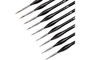 AIEX Artist Fine Detail Paint Brush Set for Precision Work