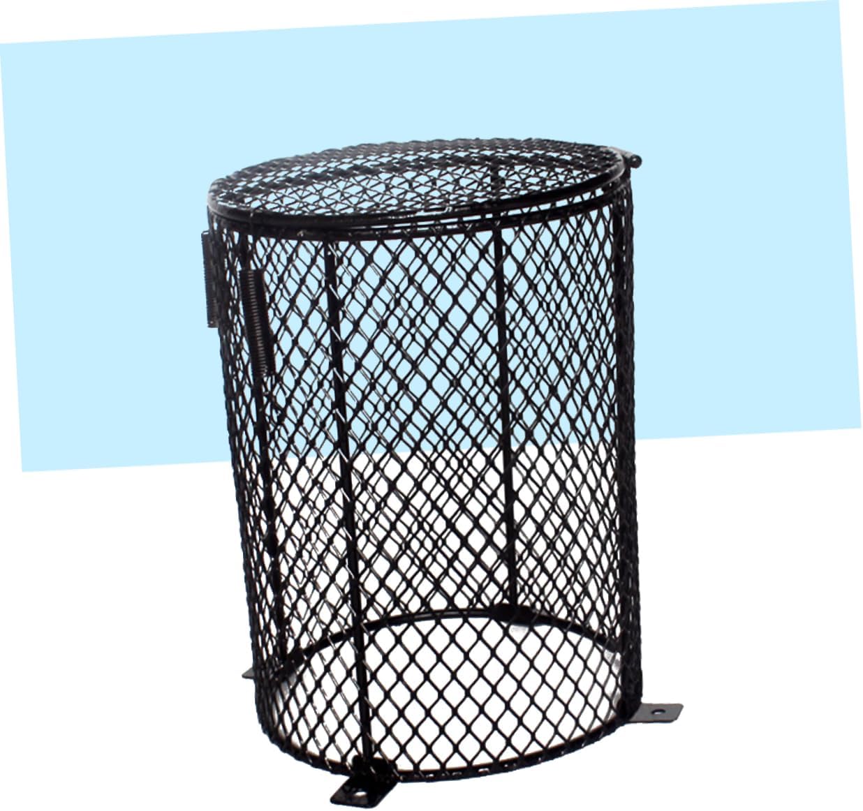 Pet Scald Lamp Shade Round Heating Guard for Reptiles Amphibians Poultry Easy Installation Protects from Burns Suitable for Day Night Use