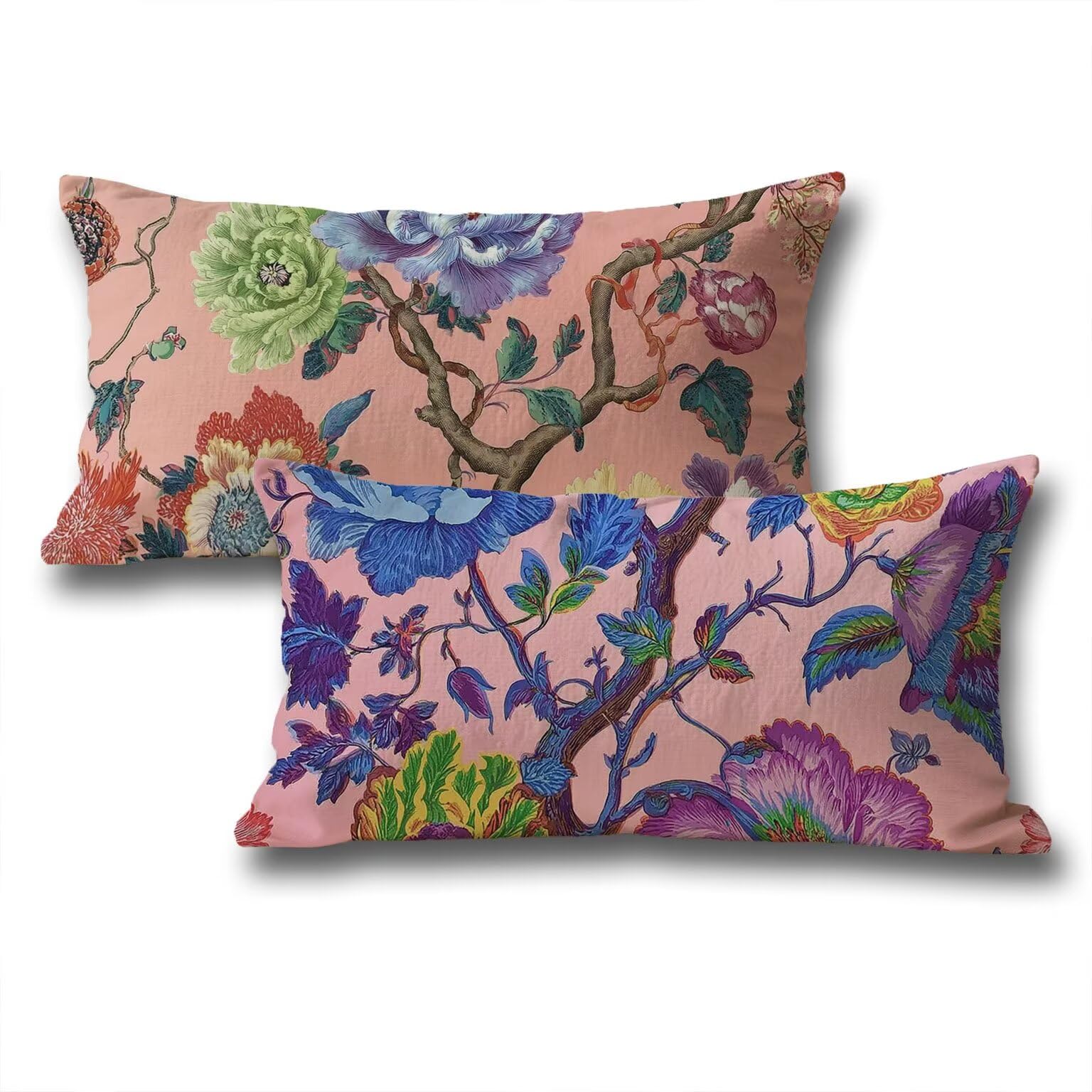 Housse de coussin 40x80 lot de 2 resistant pour protege oreiller