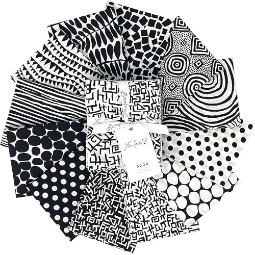 Kaffe Fassett Fat Quarter Bundle Black and White