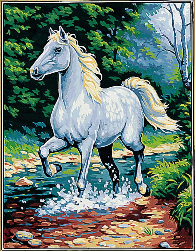 Canevas Pénélope Antique Margot tapisserie point de croix 50x65cm
