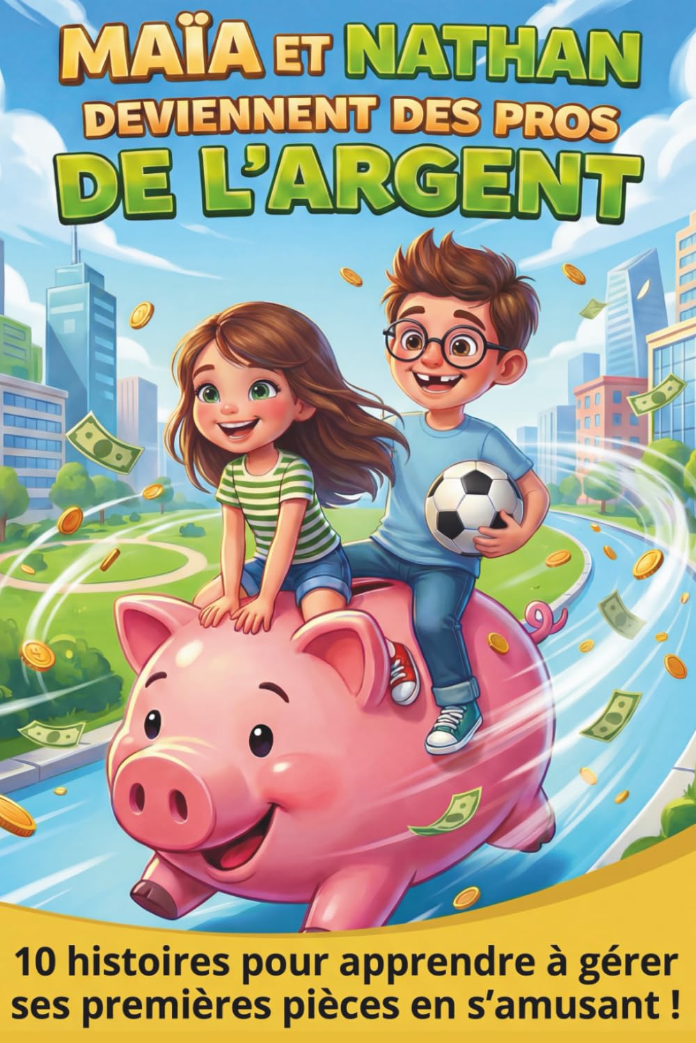 Maïa et Nathan : Devenez des Pros de l'Argent avec 10 Histoires Amusantes