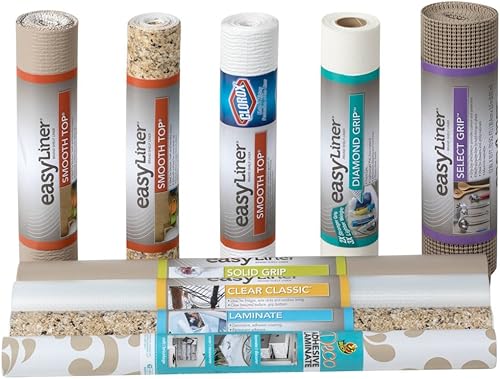 Miniatura 9 de Forro marca Duck para estantes y fondos de cajón, Select Grip EasyLiner, no adhesivo, 12 pulgadas x 10 pies, blanco, 1359539