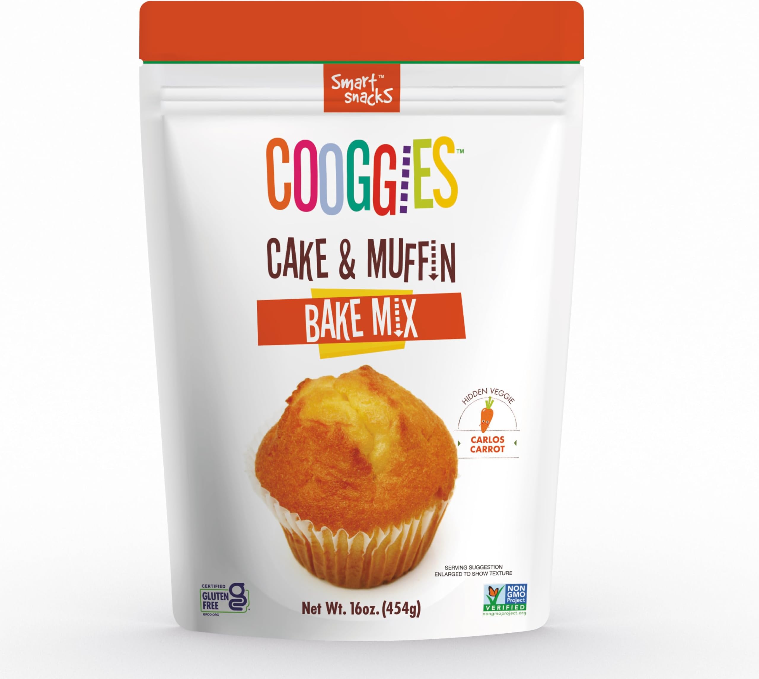 Cooggies Cake & Muffin Bake Mix, Gluten Free, Vegan-Friendly, With Carrots, Easy to Bake, 16 oz each.