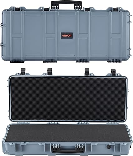 Miniatura 13 de VEVOR Rifle Case, Rifle Hard Case with 4 Layers Fully-protective Foams, Lockable Hard Gun Case with Wheels, IP67 Waterproof & Crushproof, for Rifles