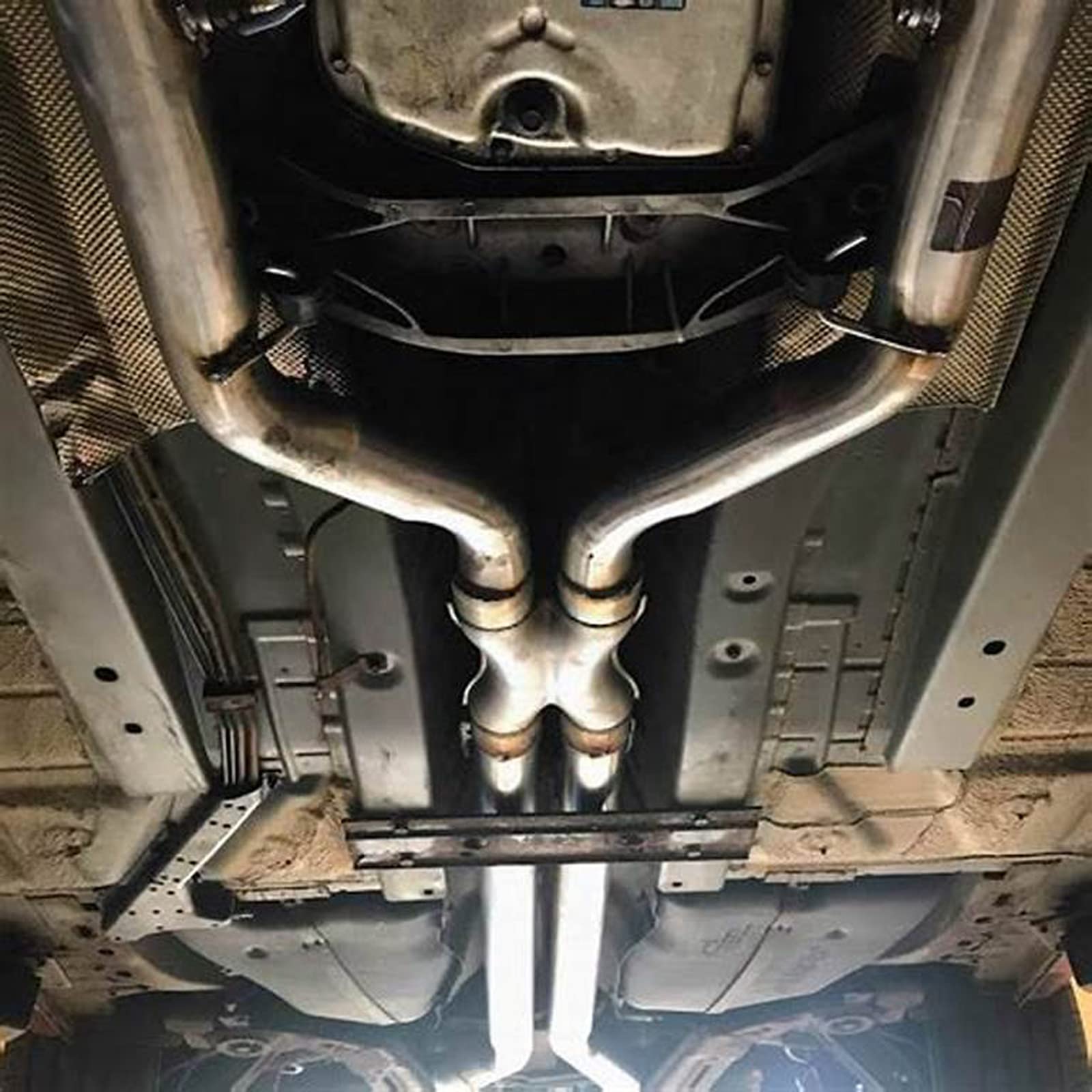 A-KARCK Exhaust Adapter Connector 2" ID To 2.25" ID, Exhaust Pipe Reducer 4" Overall Length 304 Stainless Steel