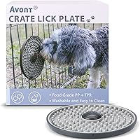 Vista 9 de Avont Tapete para lamer para perros y gatos, tapete para lamer jaula de perros y gatos, alimentador lento para alimentos húmedos, almohadilla