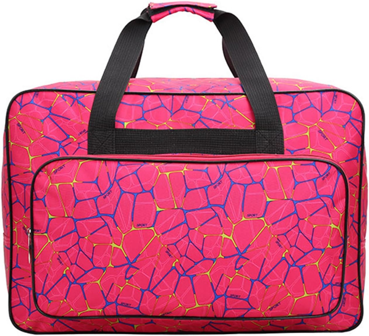 Padded Sewing Machine Travel Bag Nylon Protective Case Featuring Spacious Front Pocket for Ergonomic Carry Handles Sewing Machine Protective Cover