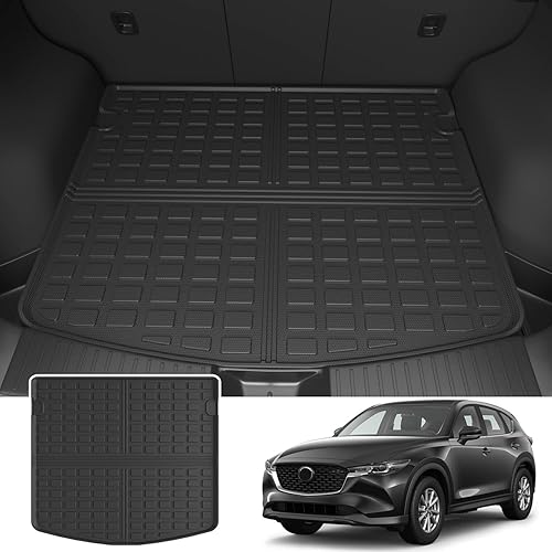 Alfombrilla de carga compatible con Mazda CX-5 2023 2024 2024, alfombrilla de maletero TPE para todo tipo de clima, repuesto para accesorios Mazda disponible en Yaxa Peru