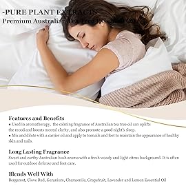 EUQEE Australian Tea Tree Essential Oil (4 oz/118 ml) Premium Grade Australian Tea Tree Oil Essential, Perfect for Diffusers, Humidifier, Candle Making, Soap & Candle Making