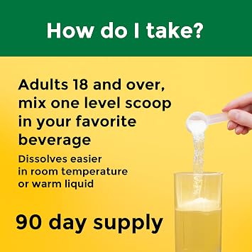 Nature Made Micronized Creatine Monohydrate Powder 5 g per Serving, Unflavored Drink Mix Powder, Muscle Support, 450 g, 90 Day Supply