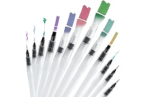 12Pcs Watercolor Brush Pens: Majestic Watercolors Unveiled