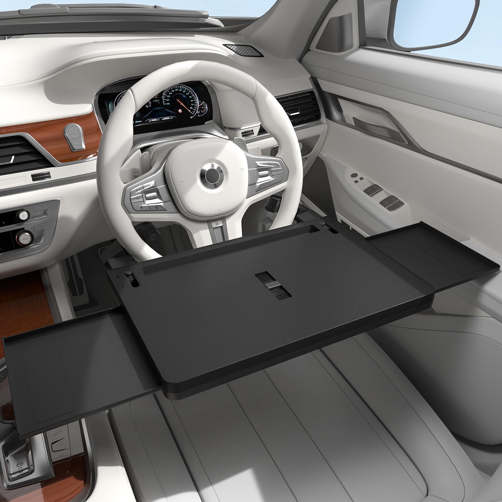 Amazon | Oasser 車 ハンドル テーブル 運転席 角度調整可能なハンドル