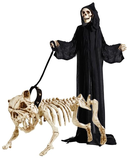 Foto 2 de 4 de W WIDMANN MILANO Party Fashion - Perro esqueleto con correa de 45 cm