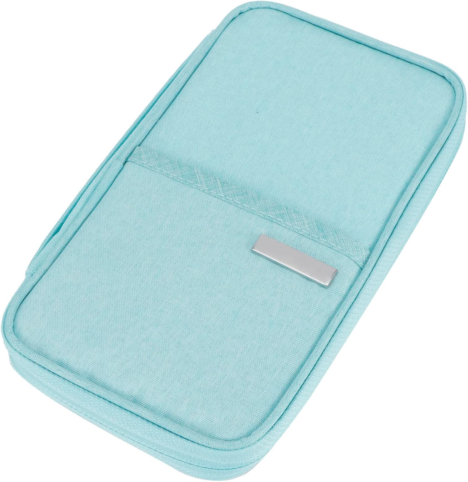 Travel Passport Holder Bag, Waterproof Oxford Cloth, Secure for Passports, Credit Cards, Lightweight for Business Travel and Family Trips (#1)