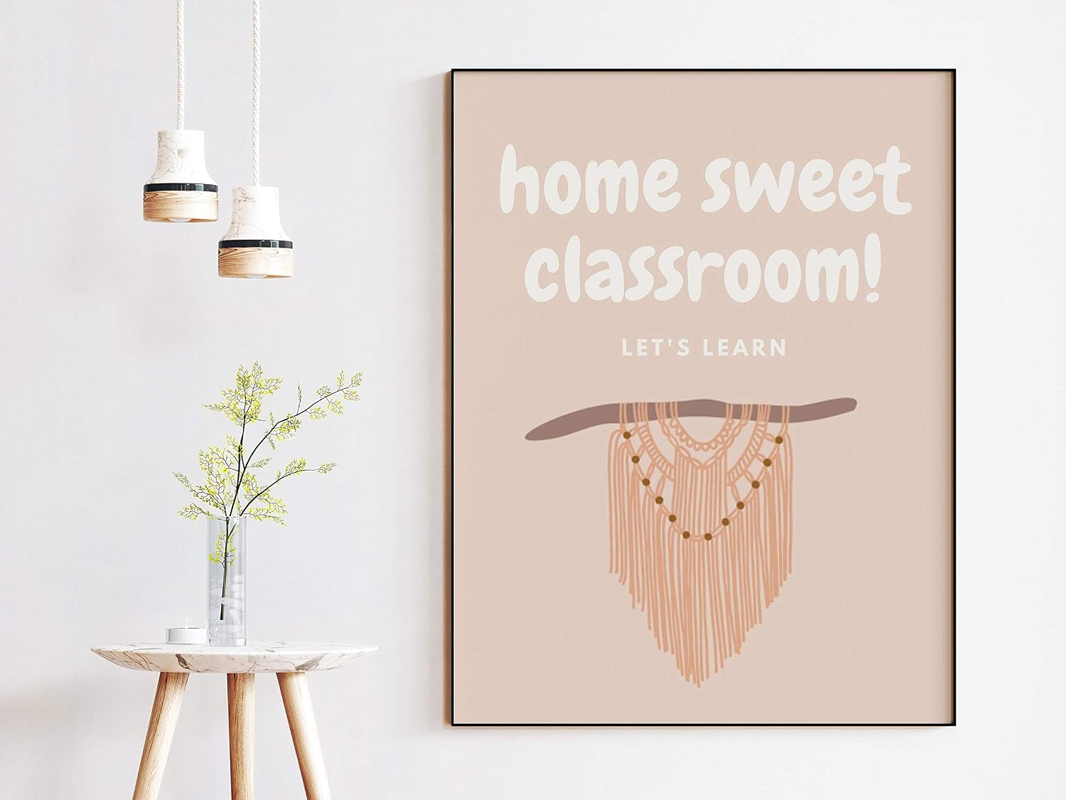 Amazon.com: Eeypy Home Sweet Classroom Wall Art Metal Tin Sign Poster ...