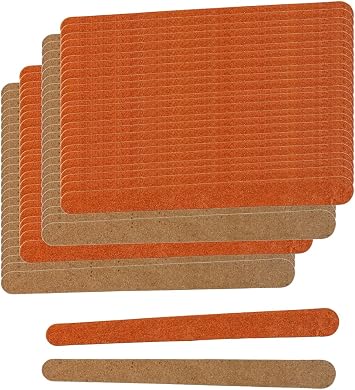 Vakly Emery Boards Nail Files 180 Grit 144 Pack Professional Double Sided Nail Files for Manicure & Pedicure, Reusable Nail Buffer for Shaping & Smoothing Fingernails & Toenails