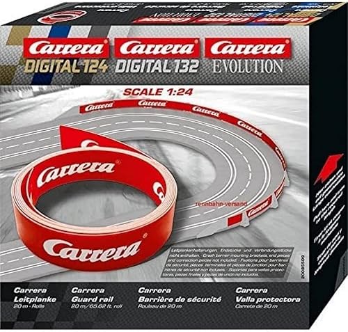 Carrera, 65.6 ft Cars 20085509 Digital 132/124 Evolution Barandilla Vehículo, Multicolor