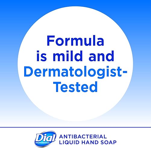 Miniatura 2 de Dial Professional 80784 Liquid Dial - Jabón antimicrobiano para piel sensible, bomba de 16 onzas (caja de 12)