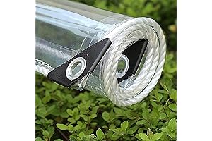 8' X 10' Clear Plastic Curtains for Outdoor Patio