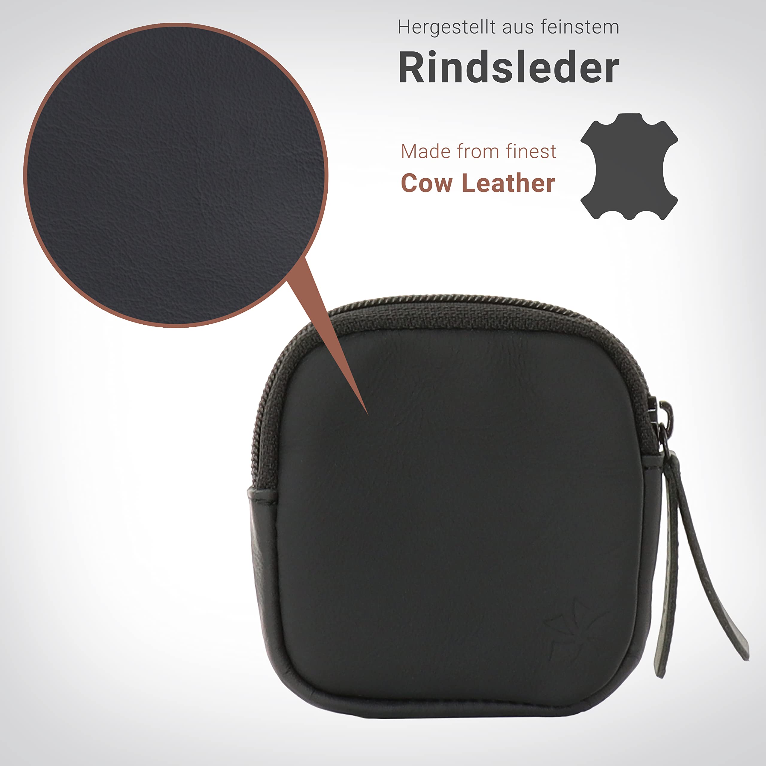 honju Bike Ledertasche für Bosch Intuvia 100 E-Bike Display - Schwarz