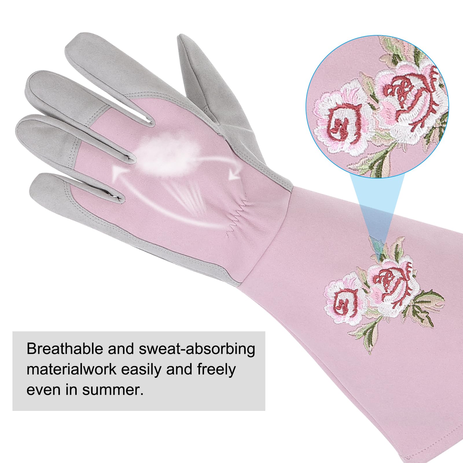 PATIKIL Women Gardening Gloves Thorn Proof - Image 4