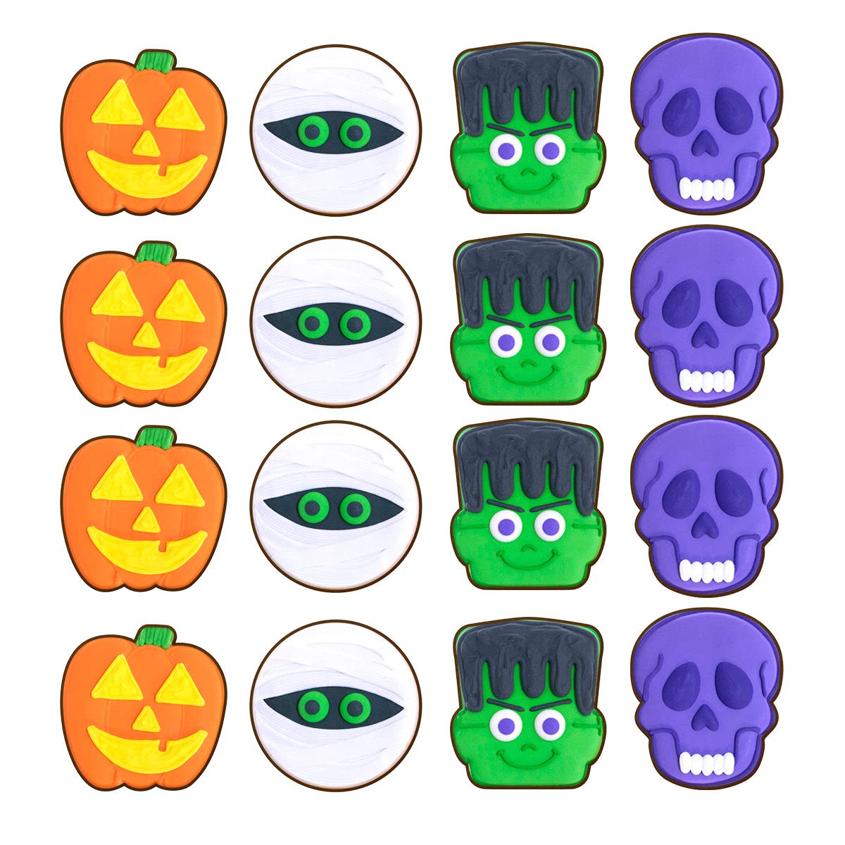 Photo 1 of **DATE EXP MARCH 2023** DecoCookies - Halloween Hand-Decorated Cookies - Chocolate Flavor - Individually wrapped - 16 cookies