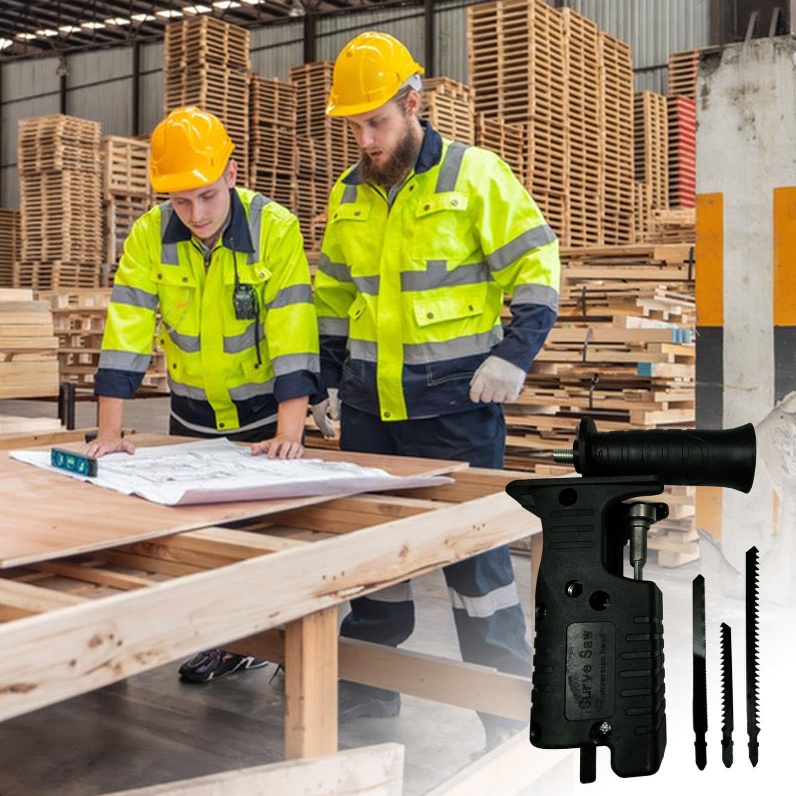 Herramienta de taladro profesional - Adaptador de sierra de taladro eléctrico, herramienta de sierra resistente al desgaste | Accesorio de sierra portátil de fácil conversión, kit de sierra de taladro