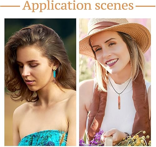 Vista 113 de Colgante de madera de resina, Resina, No es una piedra preciosa 0negro