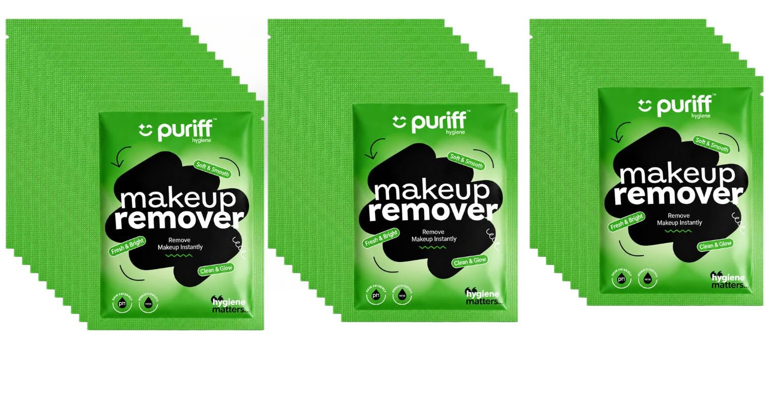 Makeup Remover Wet Wipes, Non-woven Fabric, Refreshing Scent, Paraben Free, 72 Count (30, One Size)-image-46