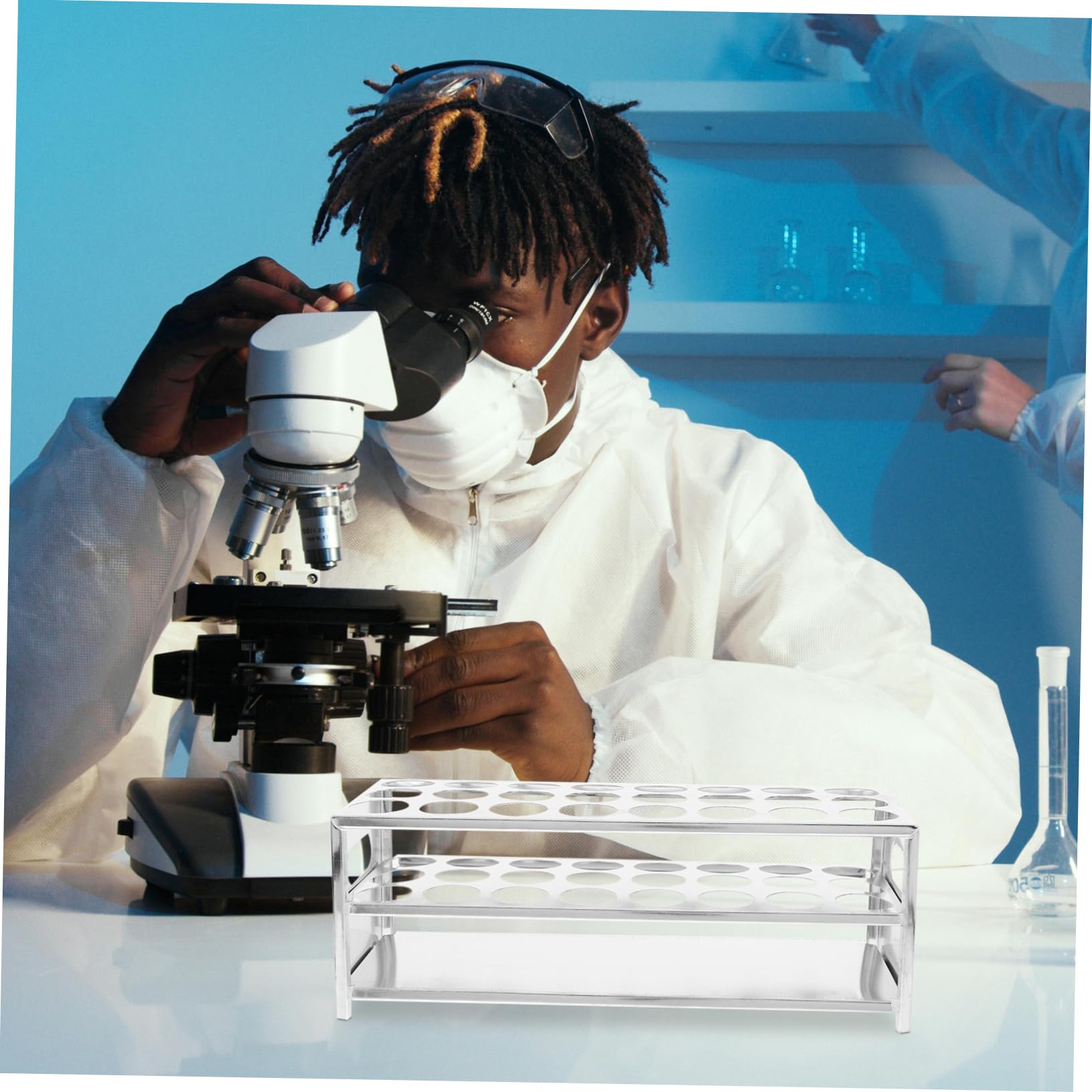 Gatuida 3stücke Laboratory Test Tube Reagenzglasständer Für Chemie Stabiler Organizer Für Röhren Für Labore Und Experimente Effiziente Aufbewahrung Und Sichere Nutzung