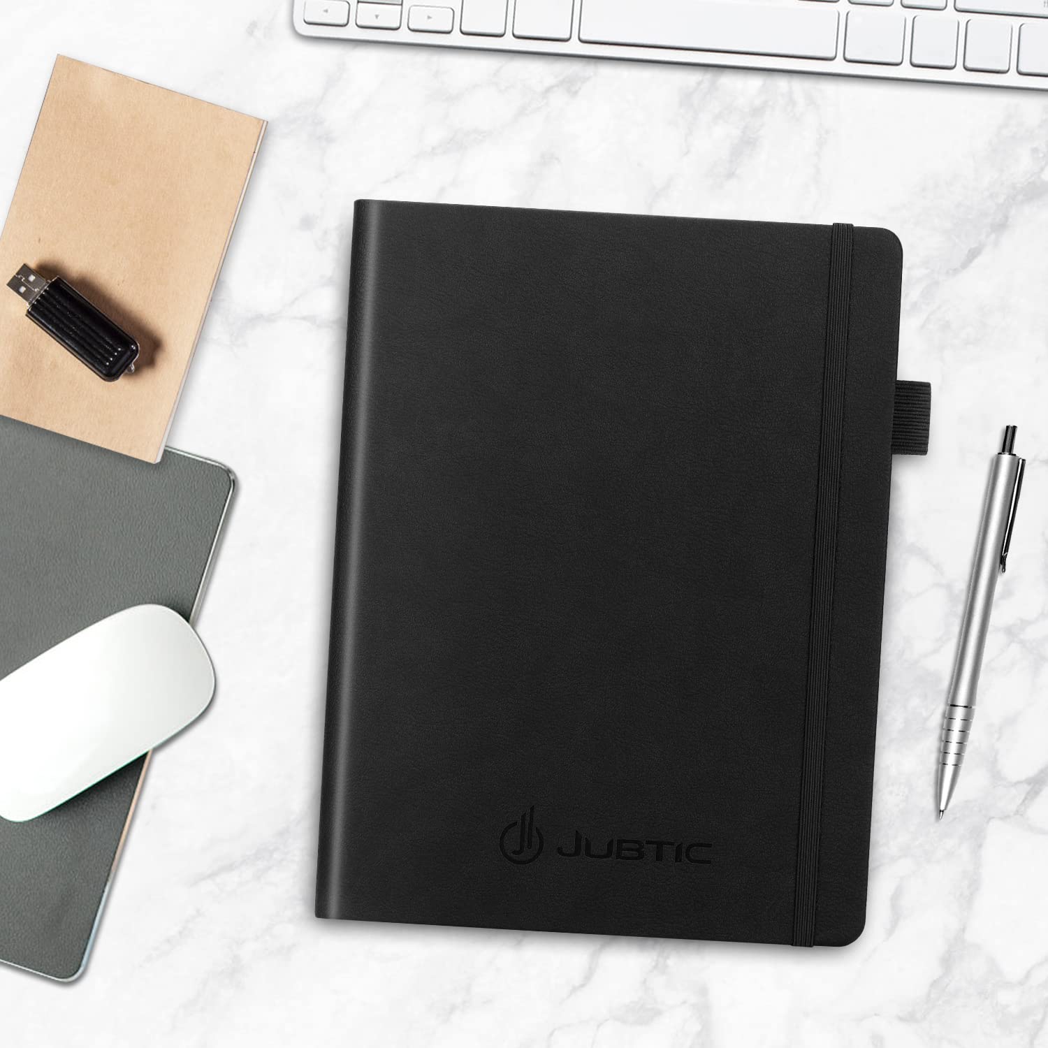 JUBTIC Hardcover Scheckregister für persönliches Scheckbuch (19,1 x 25,4 cm), großes Buchhaltungsbuch für kleine Unternehmen, Scheckregister, um Einnahmen und Ausgaben zu verfolgen, Bankkonto –
