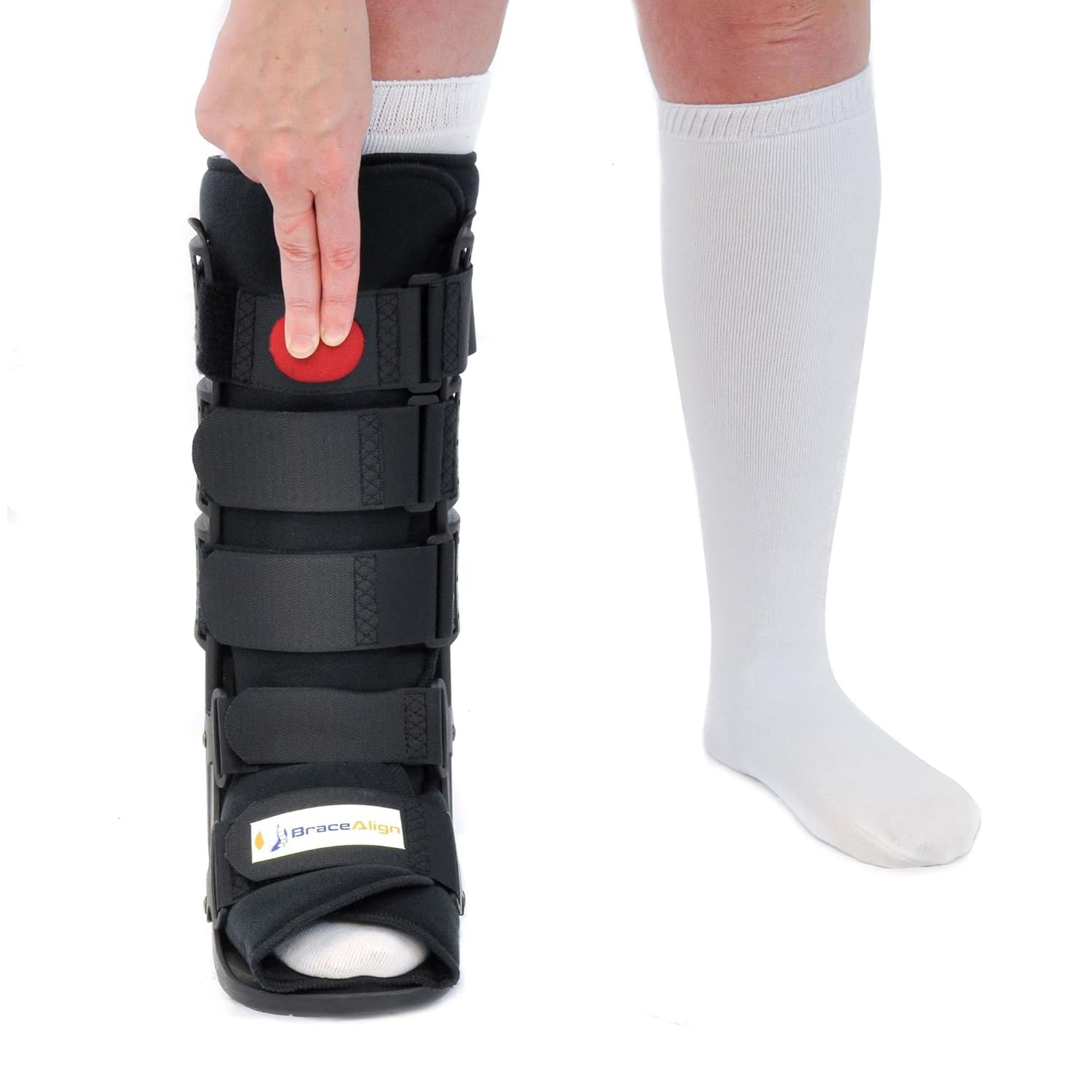 Air CAM Walker Boot Tall + Ankle & Foot Ice Pack Cold Wrap