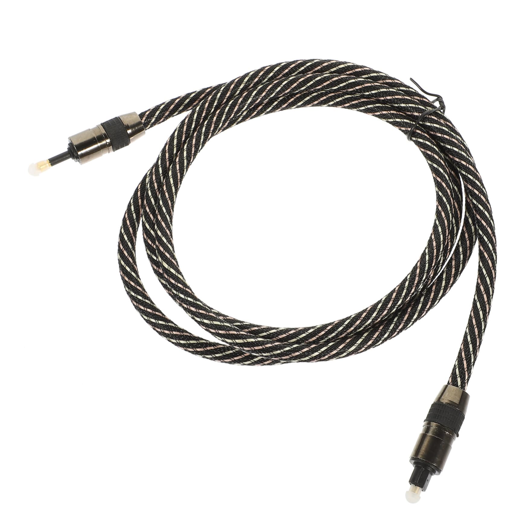 HOMSFOU 3pezzi Cavo Ottico Audio Fibra Connettore Maschio Maschio Compatibile Con Amplificatori e Home Theater Trasmissione Digitale Affidabile Design Flessibile e Resistente
