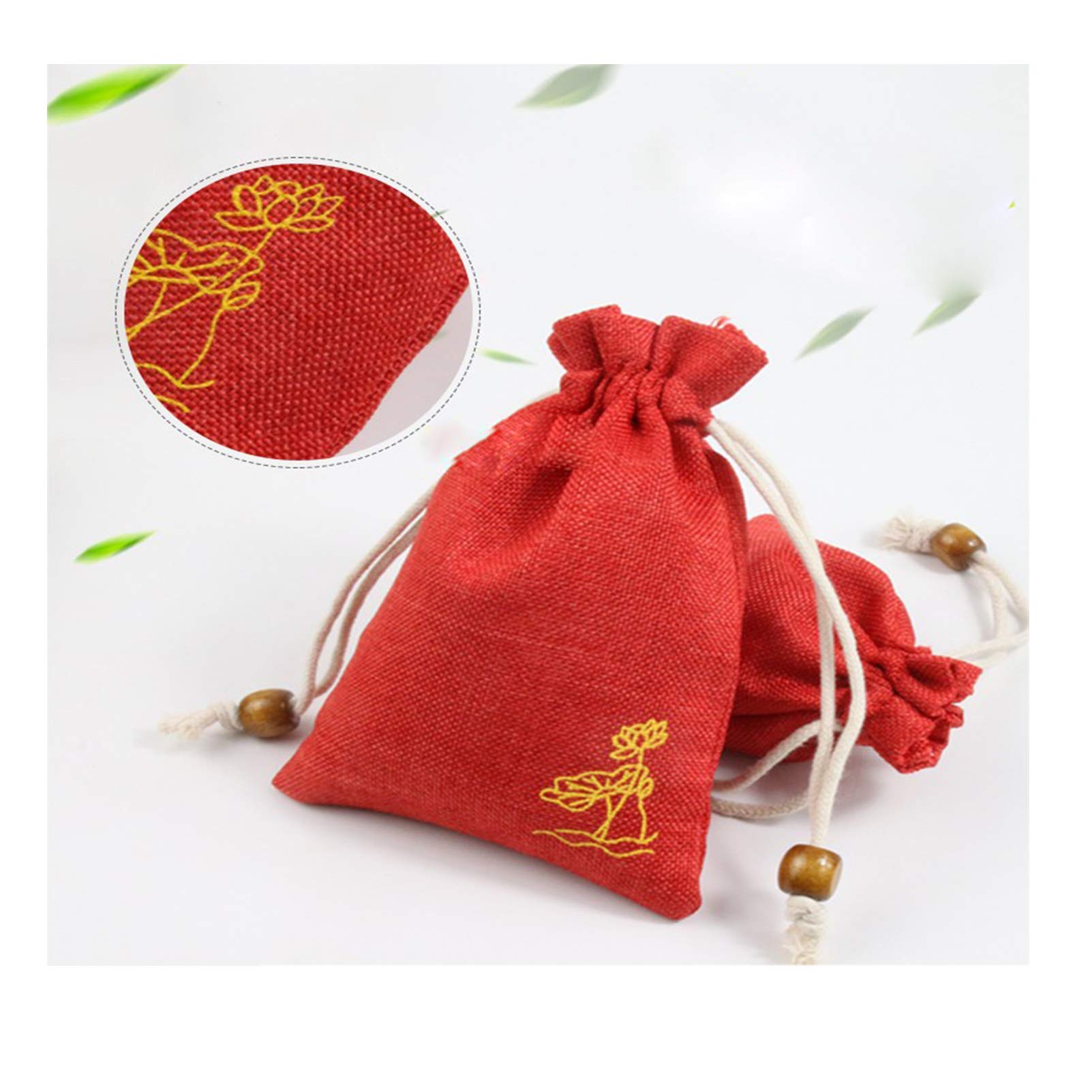 Sac en Toile de Jute Toile Cordon Sacs Pochettes Cadeau Mariage Favor Sacs Bijoux Sachet Bonbon