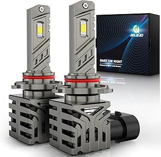 AOLEAD 9006 LED Headlight Bulbs HB4 120W 20000LM High Brightness 6000K White Wireless Direct Installation All-in-One Conversion Kit