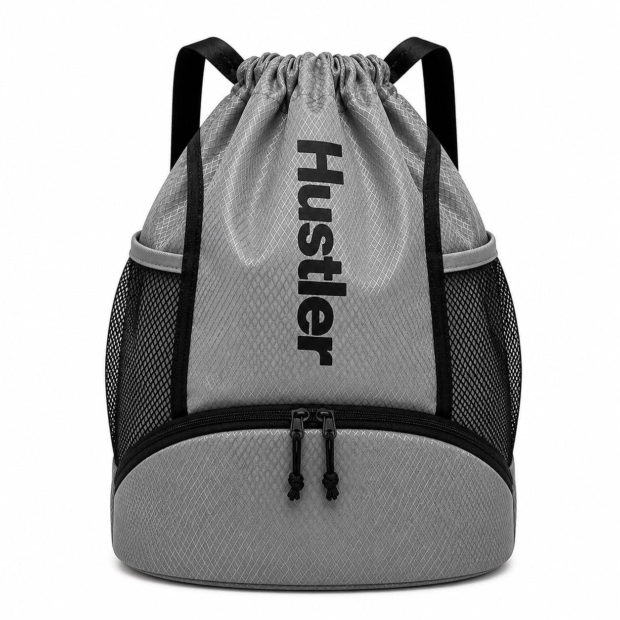 Hustler Sports Drawstring Bag Backpack for Men Women | Gym Bag with Shoe Compartment | Football Trekking Travel | Water-Resistant Drawstring Backpack-image-26