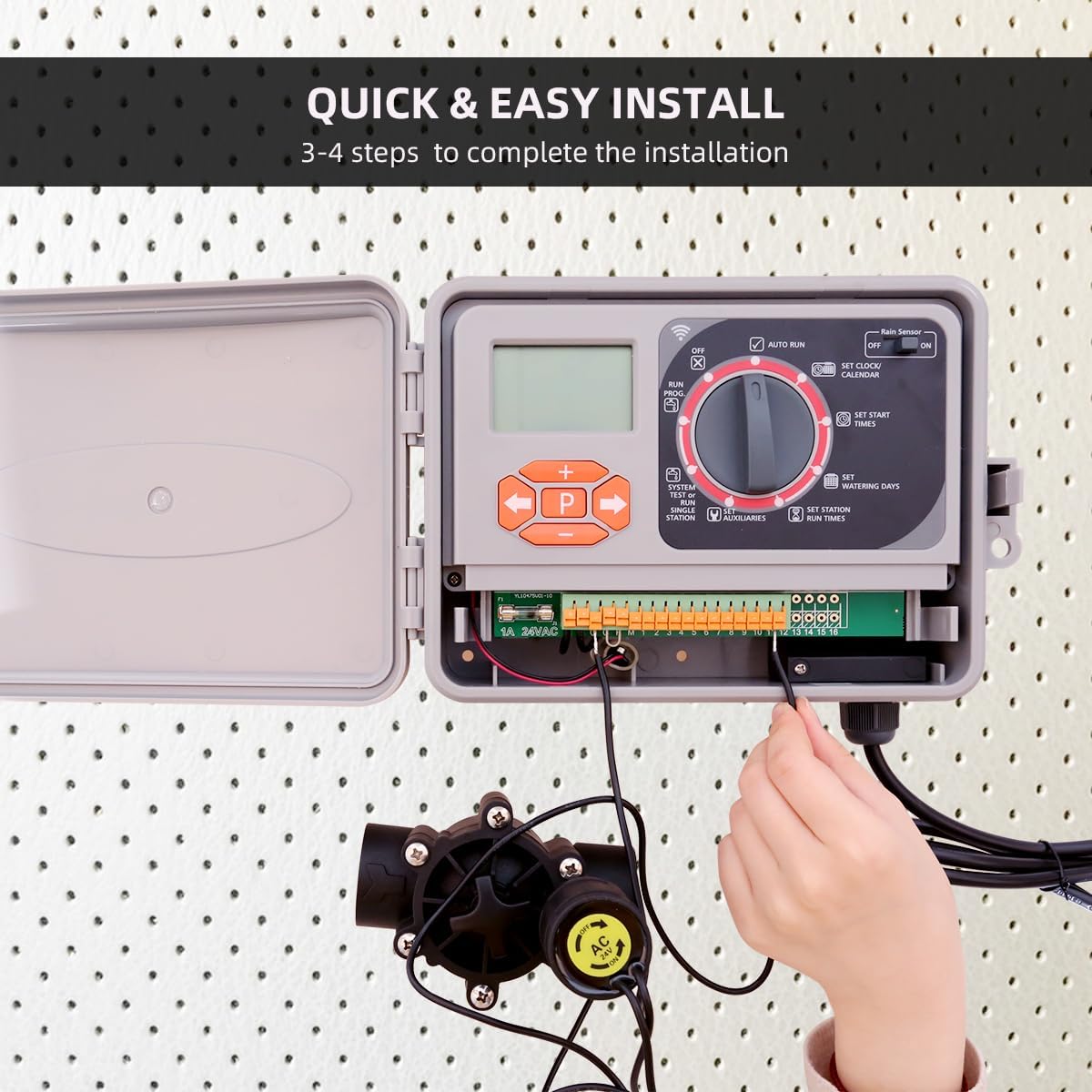 Garden Smart 11-Zone WiFi Sprinkler Controller Watering Timer Irrigation System Outdoor/Indoor