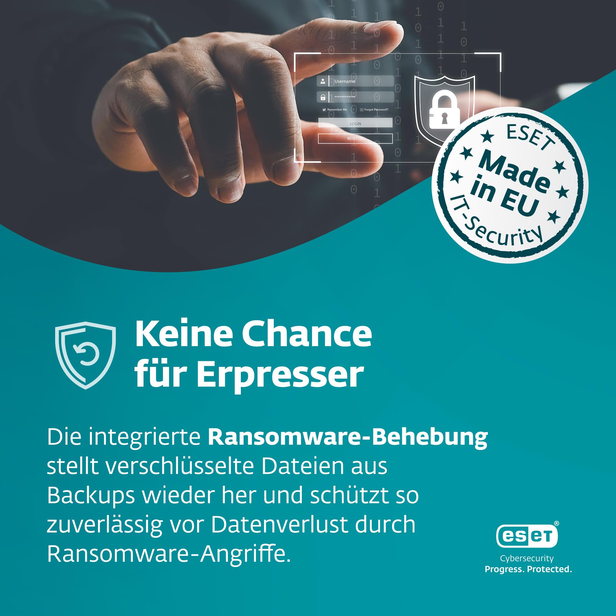ESET Small Business Security | 5 devices | 1 year | Antivirus, Safe Banking, Safe Browsing, Ransomware-Behebung, VPN, Secure Data, Safe Server | Activation key by email